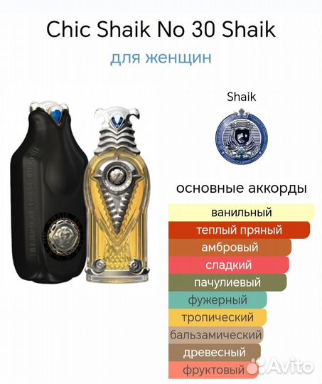 Chic Shaik Blue No'30 Для женщин