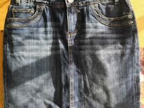 Юбка джинсовая и велюровые брюки