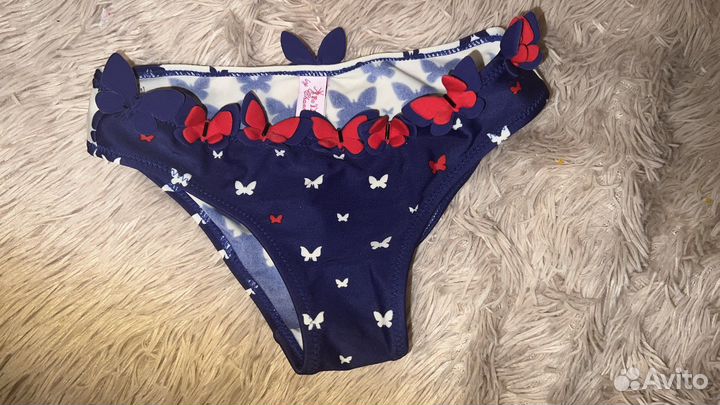 Комплект из 3 плавок для девочки на 4- 5-6 лет