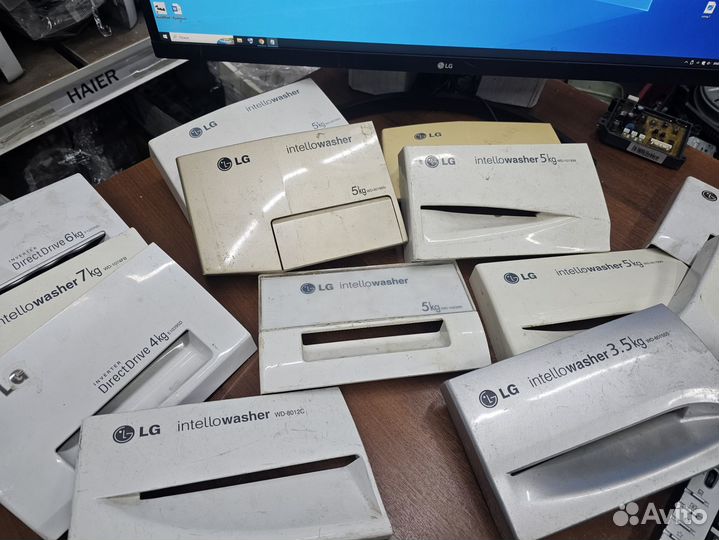 Передняя панель от дозатора для порошка LG