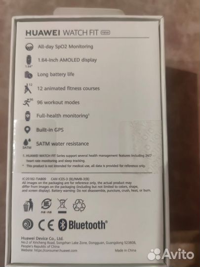 SMART часы Huawei watch fit new