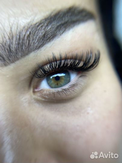 Наращивание ресниц премиум