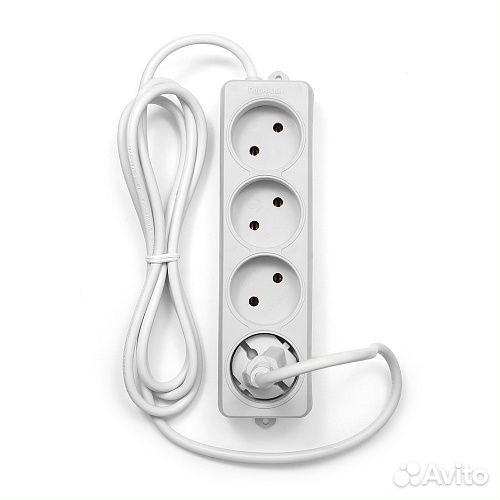 Удлинитель Гарнизон EL-NL4-W-2 4 розетки допустим