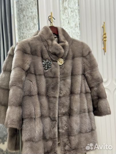Шуба норковая трансформер 42-44