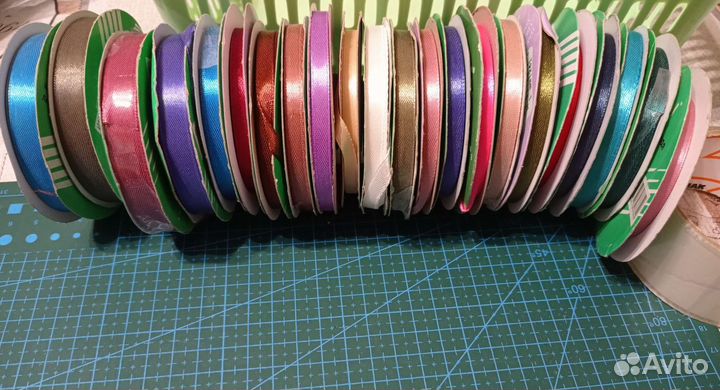 Ленты атласные и новогодние