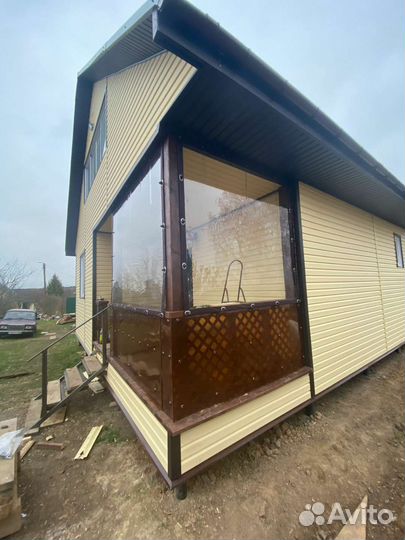 Мягкие окна и двери на беседку