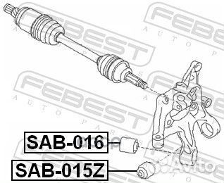 Сайленблок задней цапфы плавающий (subaru impre