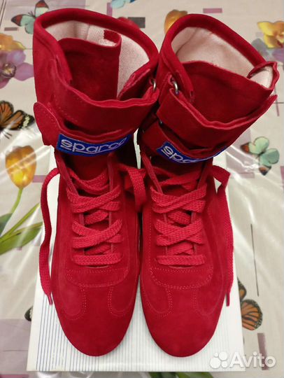 Обувь для автоспорта Sparco Top Rosso, размер 43