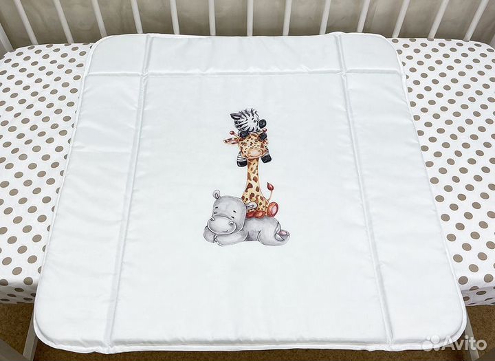 Пеленальный матрасик Малышок 72х72 см