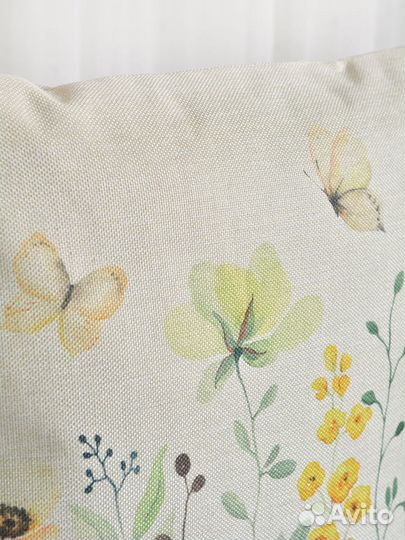 Наволочка декоративная Цветы полевые