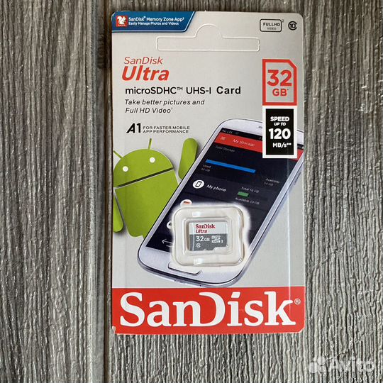 Карта памяти MicroSD 32 GB