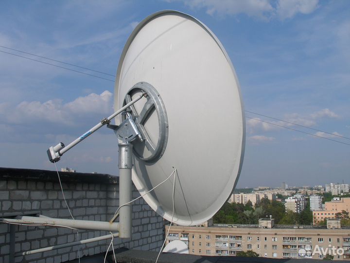 Ремонт установка спутниковых цифровых антенн