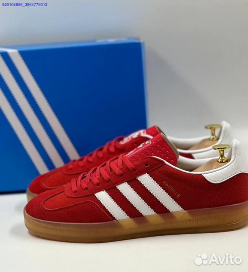 Кроссовки Adidas Gazelle Red (Арт.91135)