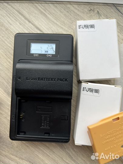 Аккумуляторы для canon lp-e6 и usb зарядка