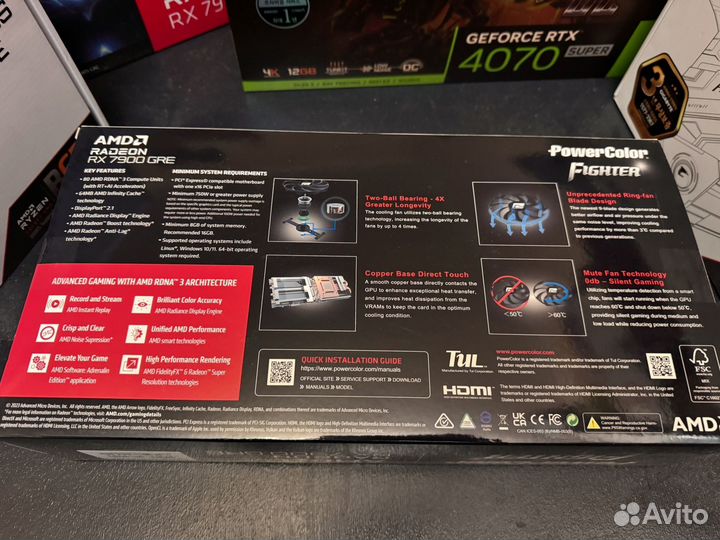 PowerColor Fighter RX 7900 GRE (Новая, Гарантия)