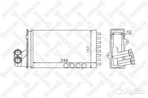 Радиатор печки Peugeot 405/406 all 92 1035013sx