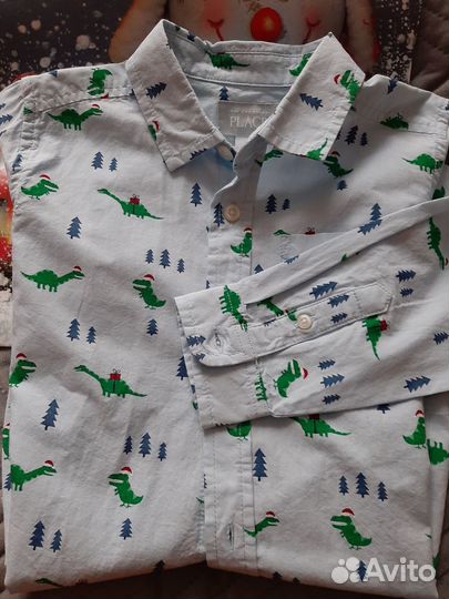 Рубашка для мальчика на рост до 128