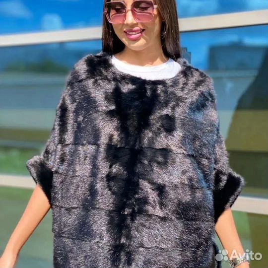 Шуба бобрик норка