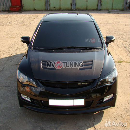 Юбка бампера Mugen на Honda Civic 4D дорест