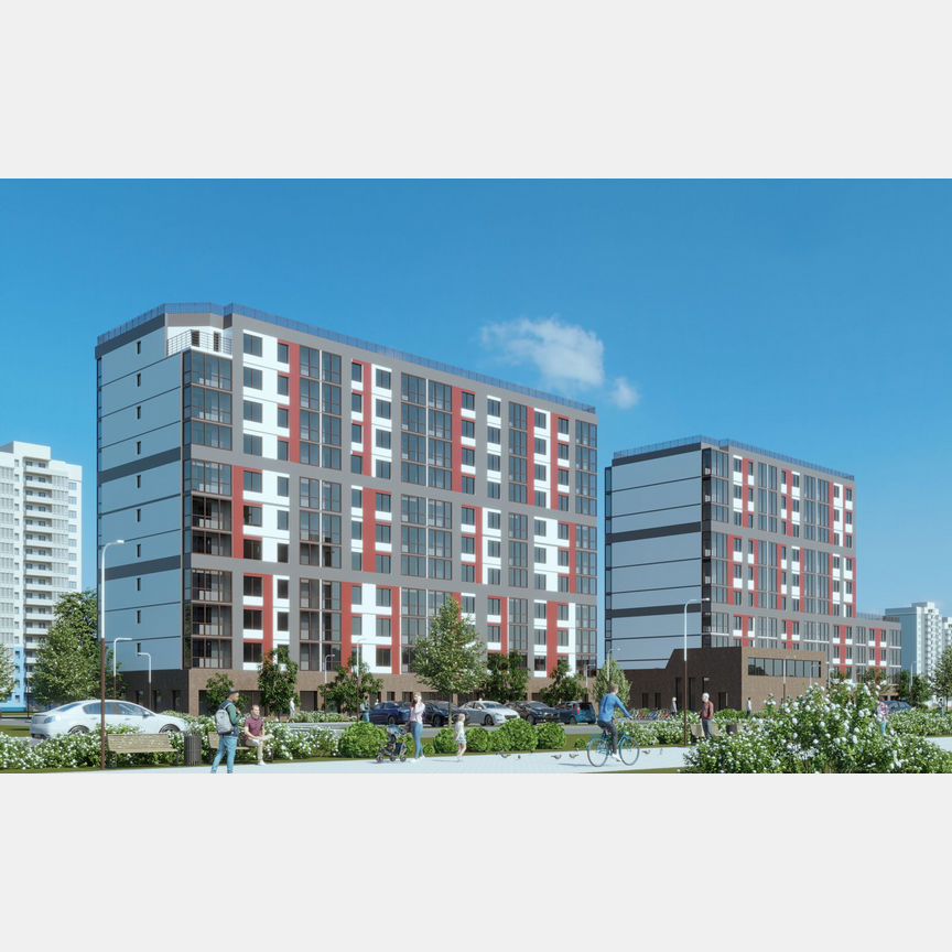 2-к. квартира, 51,8 м², 9/11 эт.