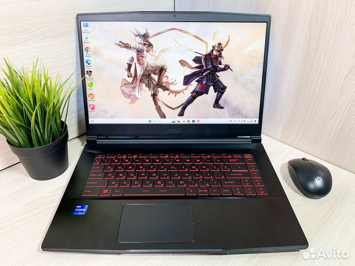 Игровой ноутбук MSI Core i7-11800H/RTX 3050Ti/16Gb