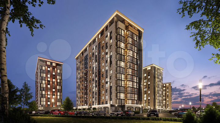 2-к. квартира, 65,2 м², 4/14 эт.