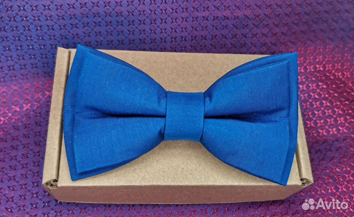 Галстуки бабочки синие, голубые