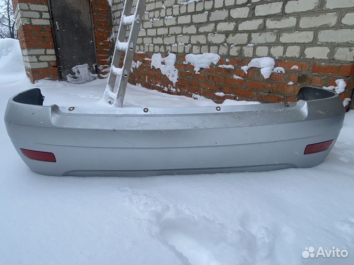 Бампер задний приора 1 хэтчбек