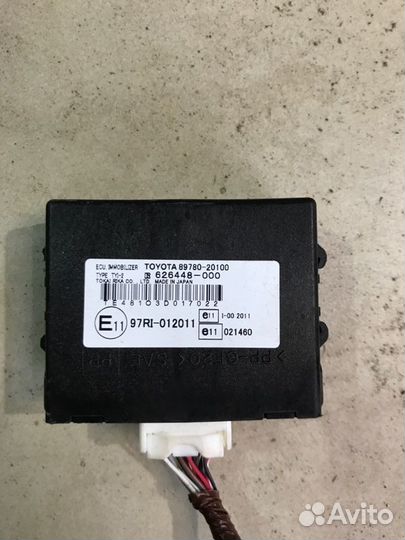 Иммобилайзер Toyota Avensis AZT255 2005