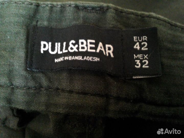 Мужские брюки pull&bear 48 р-р