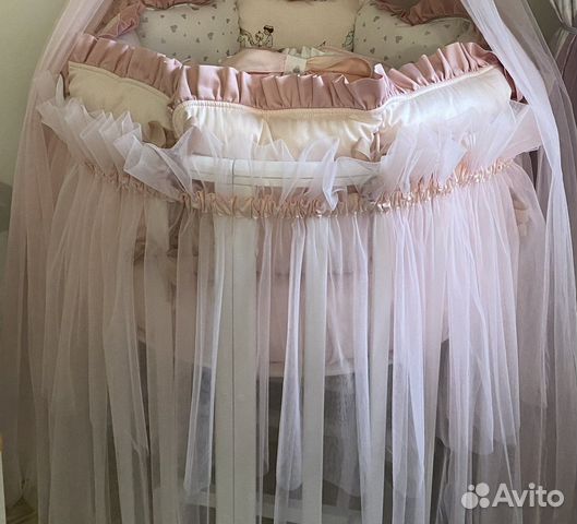 Юбка подзор для детской кроватки