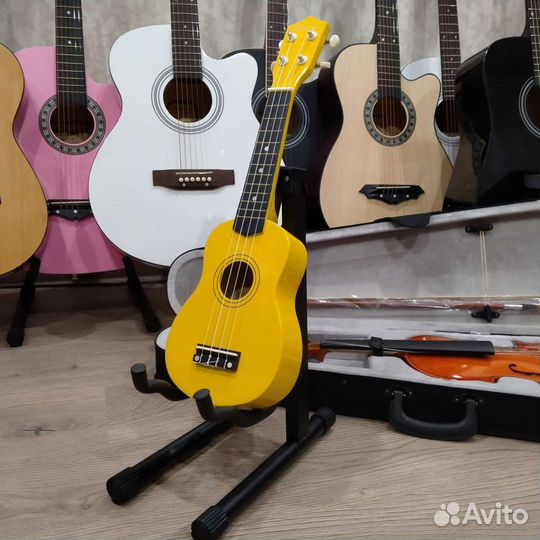 Укулеле сопрано, новое + чехол