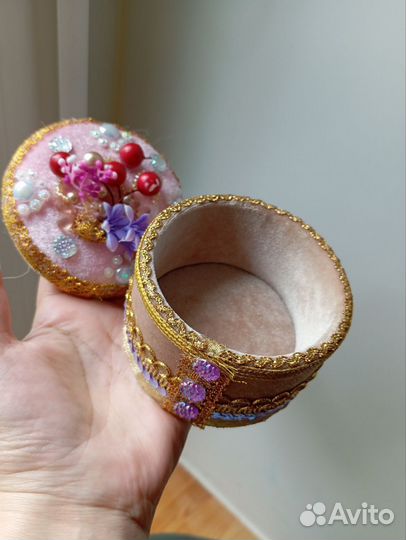 Шкатулка для ювелирных украшений ручная работа