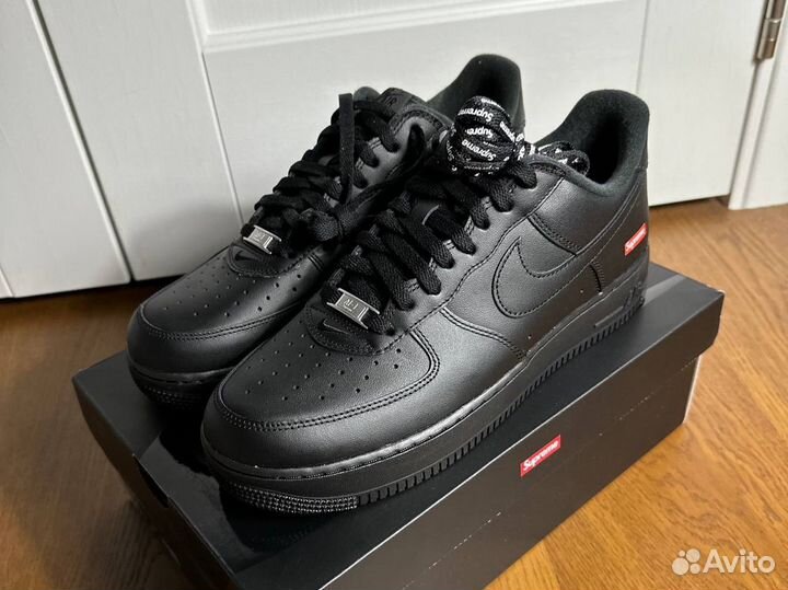 Nike Air Force 1 Supreme Оригинал Black