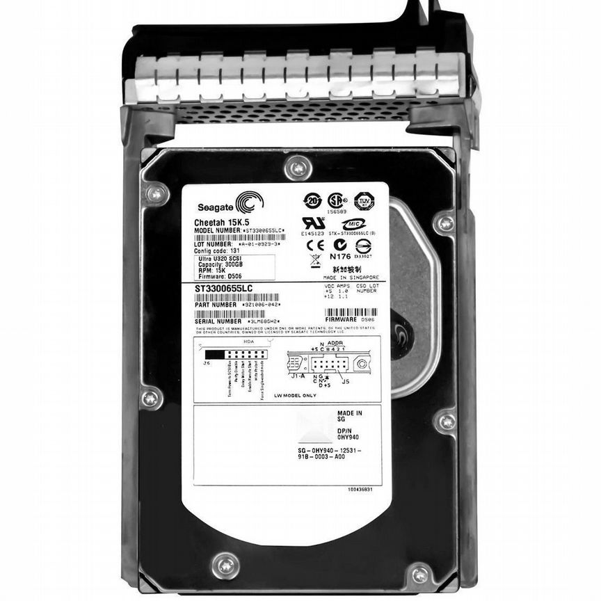 [HY940] Жесткий Диск Dell 300gb U320scsi 3.5" Hdd Hy940