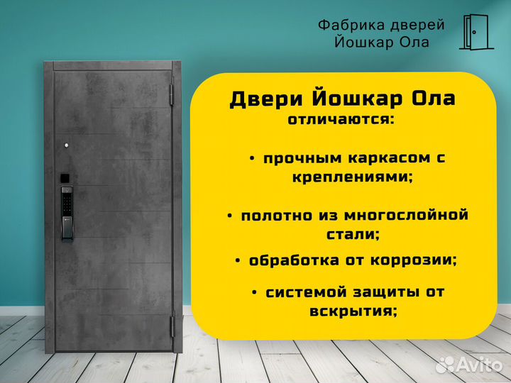 Входная дверь SMART с биометрическим замком