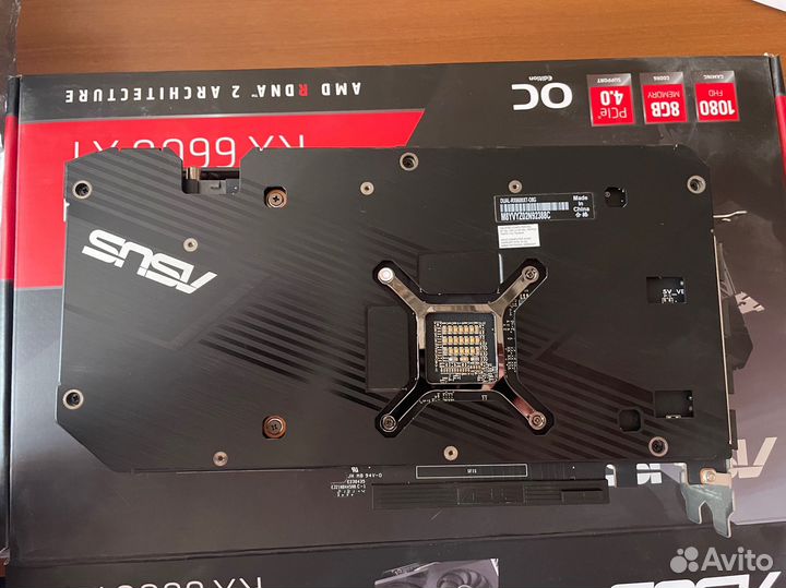 Видеокарта rx 6600xt asus