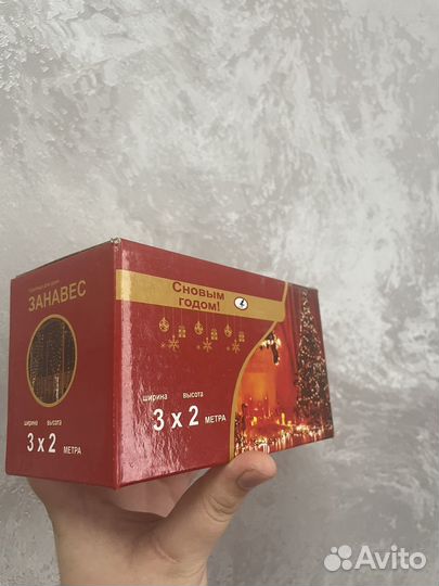 Гирлянда штора 3x2