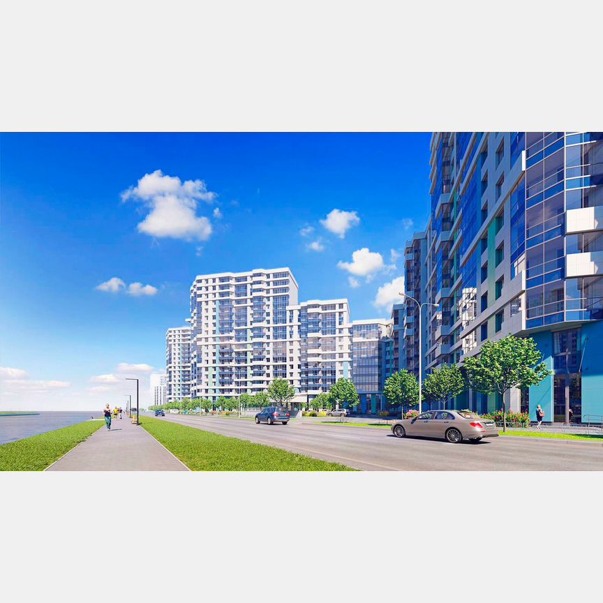 2-к. квартира, 89 м², 2/20 эт.