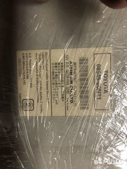 Магнитола toyota Aisin