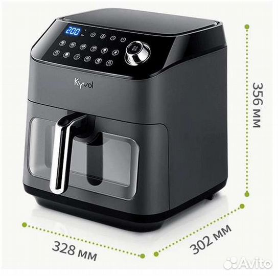 Аэрогриль, аэрофритюрница Kyvol AF600