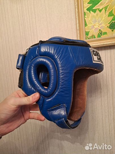 Шлем боксёрский Green Hill best синий