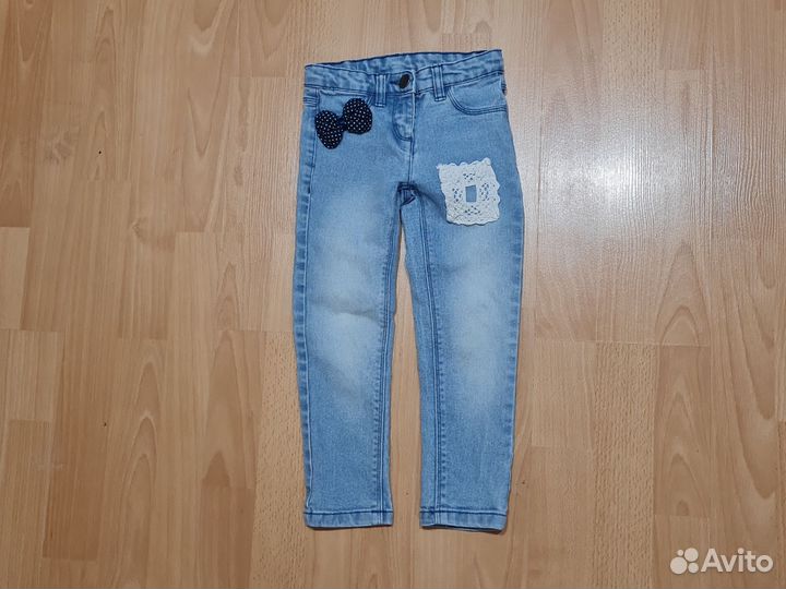 Джинсы для девочки 104