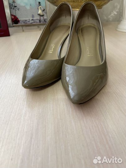 Туфли indiana из натуральной кожи, 36 оливкого цв