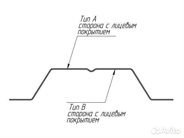 Штакетник П-образный А фигурный 0,5 Rooftop Бархат RAL 7024 мокрый асфальт