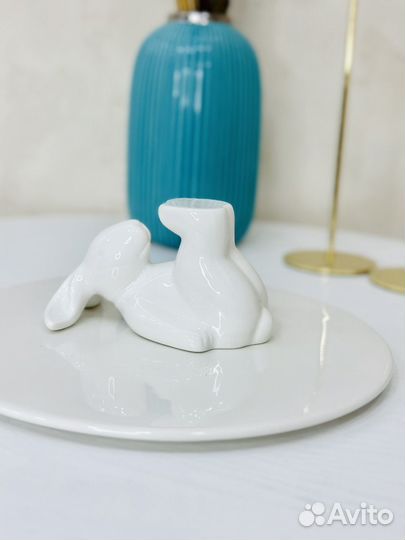 Тарелка с зайцем