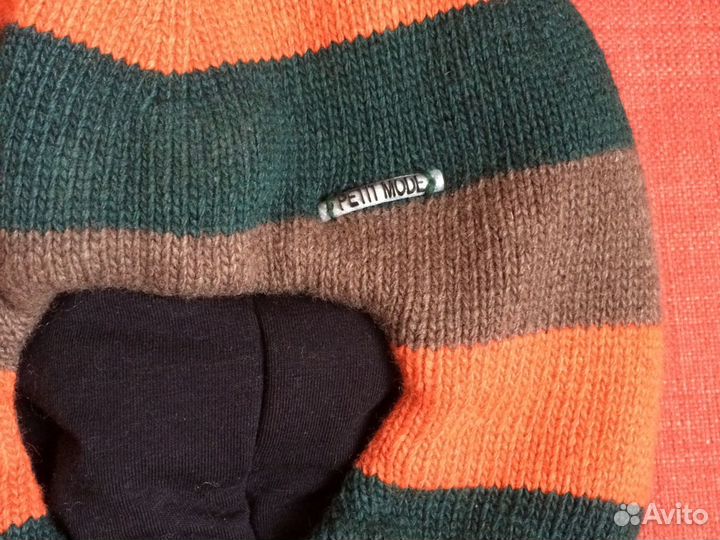 Новая зимняя шапка-шлем Petit Mode