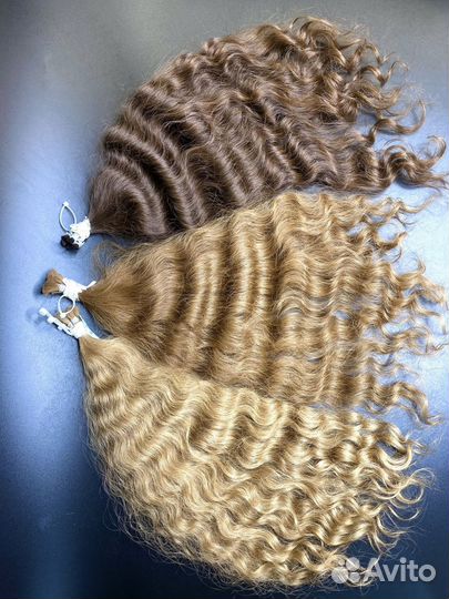 Волосы натуральные, 55см, надёжно