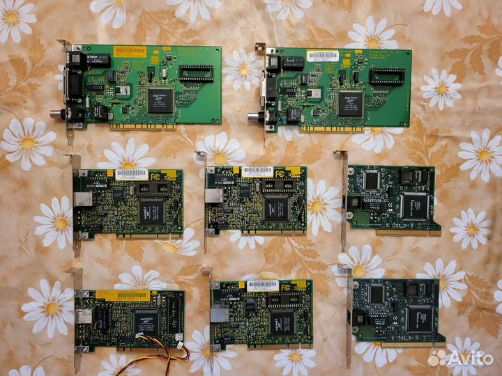 Новые Ретро PCI Сетевые карты 100mbps 3Com и Intel
