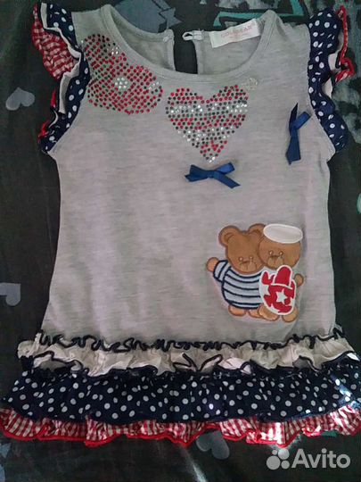 Платье для девочки и колготки